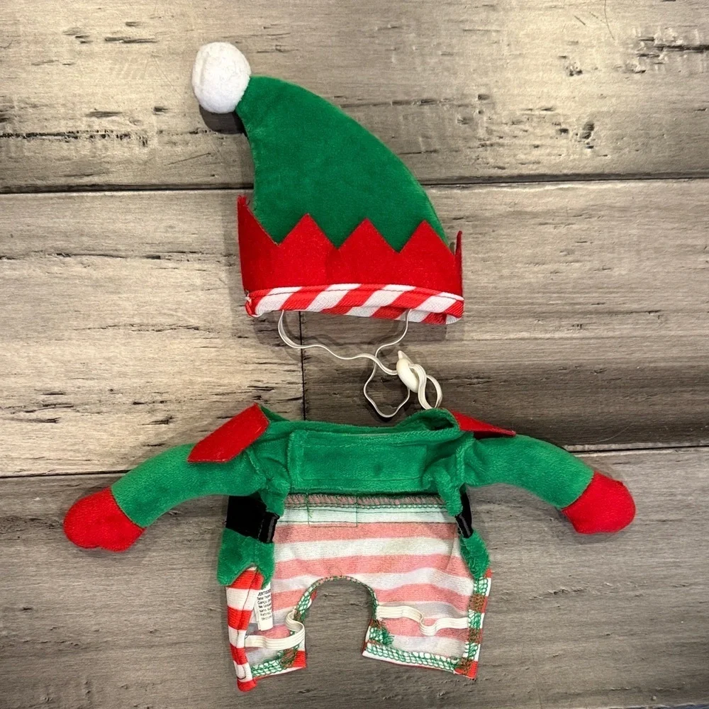 NWOT Elf Costume Dogs XS  - Green and Red